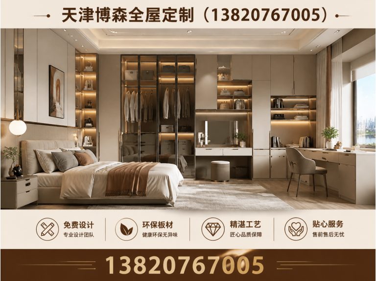 河西区天津博森全屋定制展示图